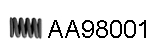 Spring, exhaust pipe (AA98001)