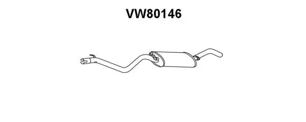 Rear Muffler (VW80146)
