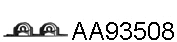 Rubber Strip, exhaust system (AA93508)