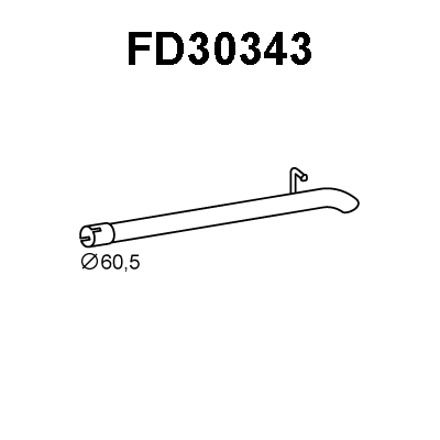 Exhaust Pipe (FD30343)