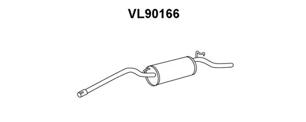 Rear Muffler (VL90166)