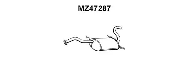 Rear Muffler (MZ47287)