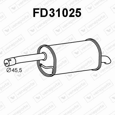 Rear Muffler (FD31025)