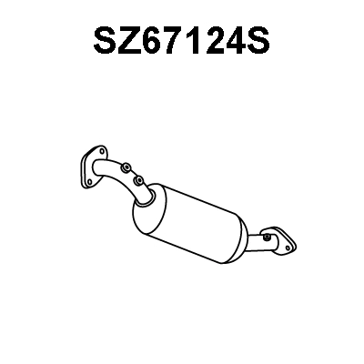 Soot/Particulate Filter, exhaust system (SZ67124S)