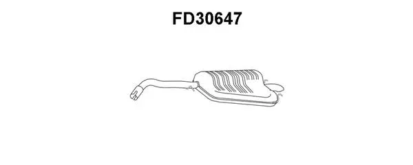 Rear Muffler (FD30647)