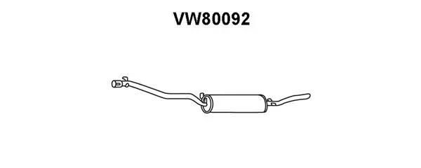 Rear Muffler (VW80092)