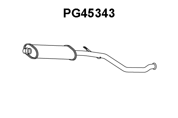 Centre Muffler (PG45343)