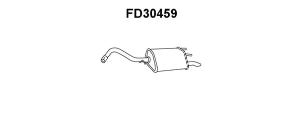 Rear Muffler (FD30459)
