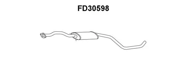 Centre Muffler (FD30598)
