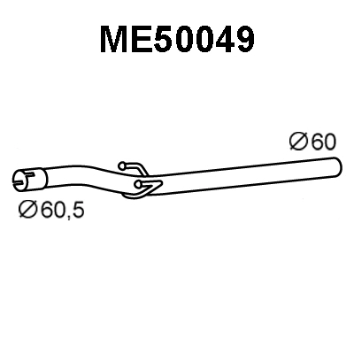 Exhaust Pipe (ME50049)