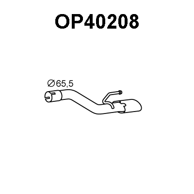 Exhaust Pipe (OP40208)