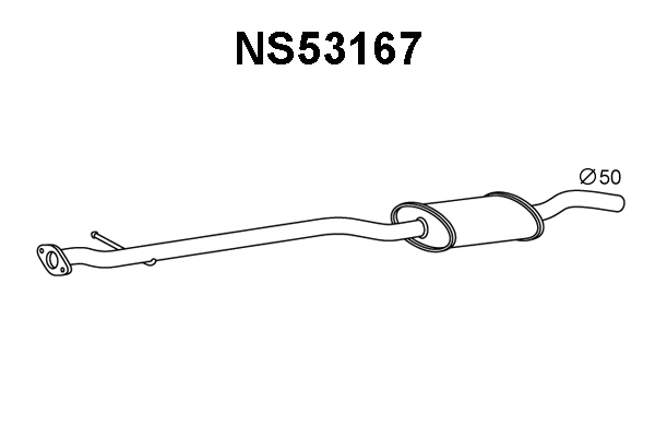 Front Muffler (NS53167)