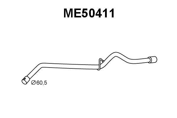 Exhaust Pipe (ME50411)