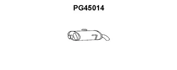 Rear Muffler (PG45014)