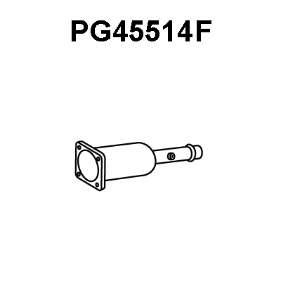 Soot/Particulate Filter, exhaust system (PG45514F)