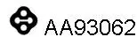 Rubber Strip, exhaust system (AA93062)