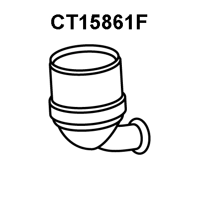 Soot/Particulate Filter, exhaust system (CT15861F)