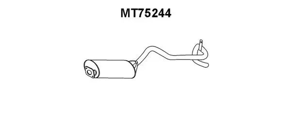 Rear Muffler (MT75244)