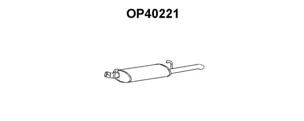 Rear Muffler (OP40221)