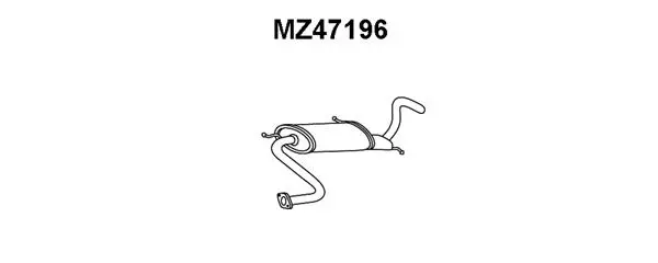 Front Muffler (MZ47196)