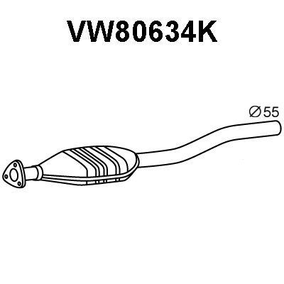 Catalytic Converter (VW80634K)