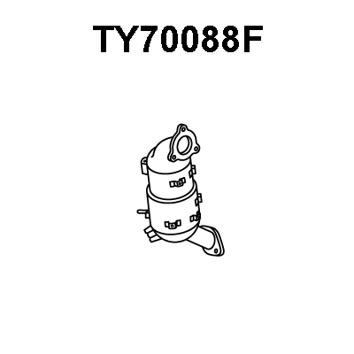 Soot/Particulate Filter, exhaust system (TY70088F)