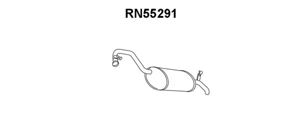 Rear Muffler (RN55291)