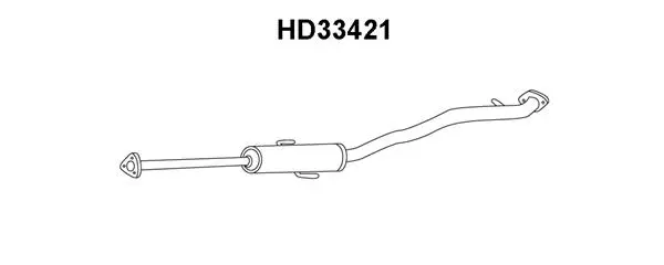 Front Muffler (HD33421)