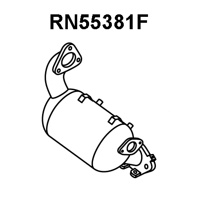 Soot/Particulate Filter, exhaust system (RN55381F)