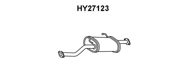 Front Muffler (HY27123)