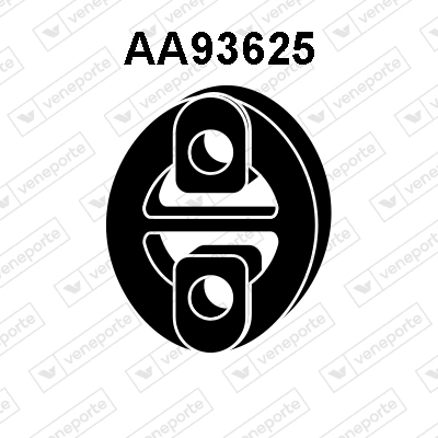 Rubber Strip, exhaust system (AA93625)