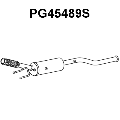 Soot/Particulate Filter, exhaust system (PG45489S)