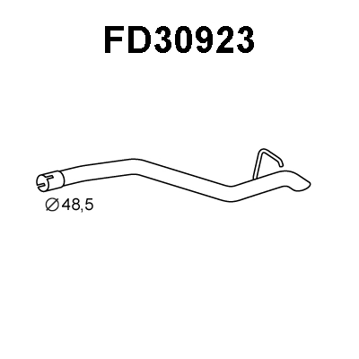 Exhaust Pipe (FD30923)
