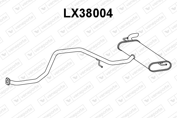 Rear Muffler (LX38004)