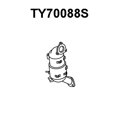 Soot/Particulate Filter, exhaust system (TY70088S)