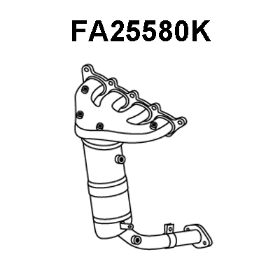 Manifold Catalytic Converter (FA25580K)