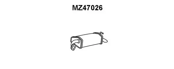 Rear Muffler (MZ47026)