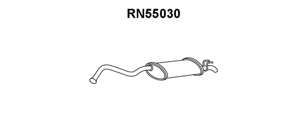 Rear Muffler (RN55030)