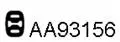 Rubber Strip, exhaust system (AA93156)