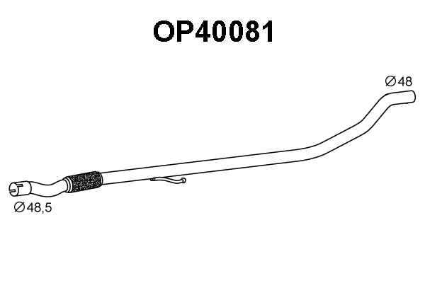 Exhaust Pipe (OP40081)