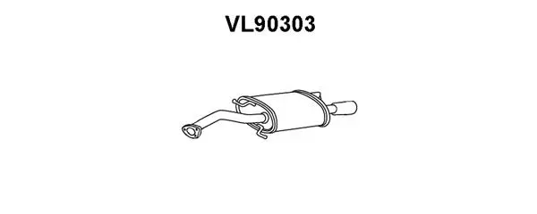 Rear Muffler (VL90303)