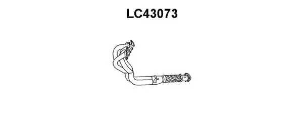 Manifold, exhaust system (LC43073)