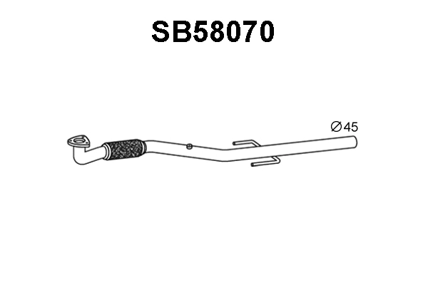 Exhaust Pipe (SB58070)
