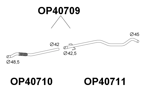 Exhaust Pipe (OP40709)