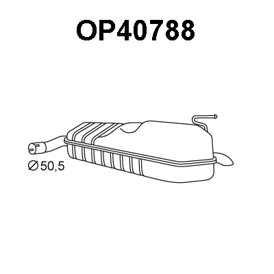 Rear Muffler (OP40788)