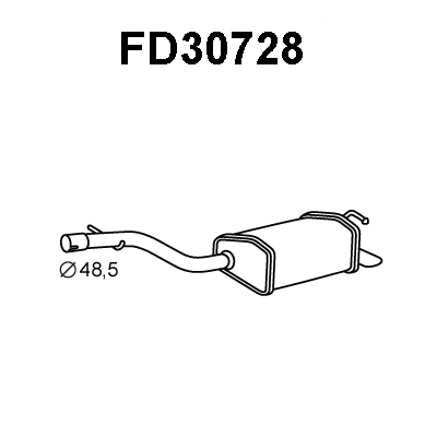 Rear Muffler (FD30728)