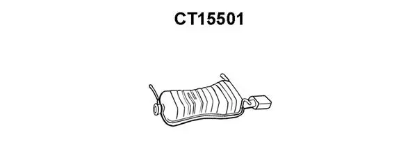 Rear Muffler (CT15501)