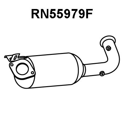 Soot/Particulate Filter, exhaust system (RN55979F)