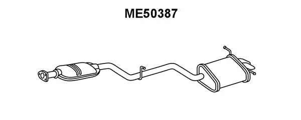 Rear Muffler (ME50387)