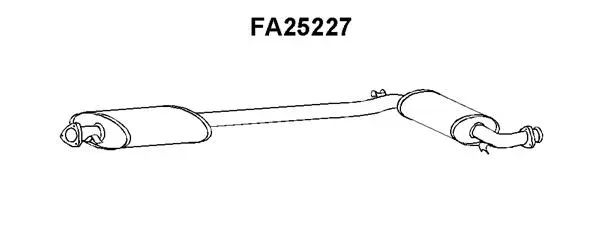 Front Muffler (FA25227)